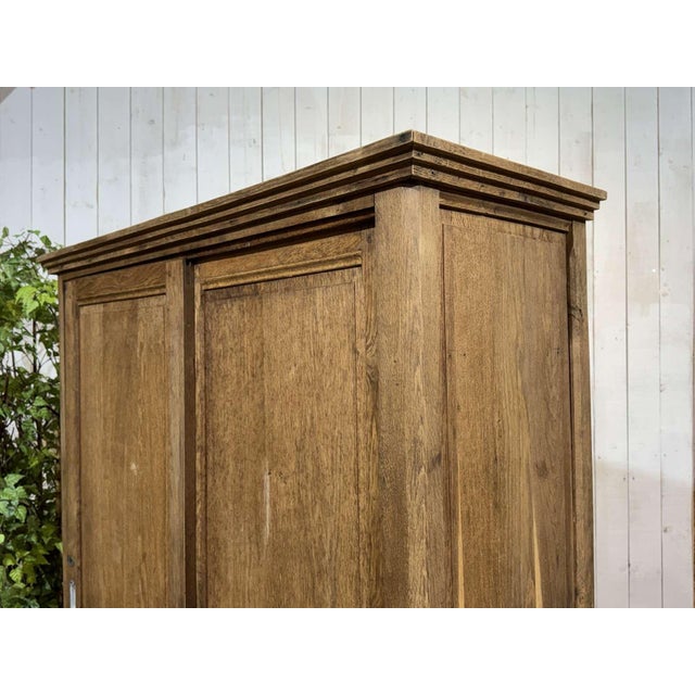 Oak Wardrobe with Sliding Doors, 1930s For Sale - Image 18 of 18