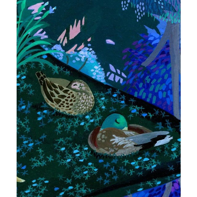 Your dream garden awaits. The periwinkle blue sky and calm reflections create luxurious serenity. This beautifully...