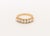 Vintage 14k Yellow Gold and Diamond Wedding Band For Sale - Image 4 of 8