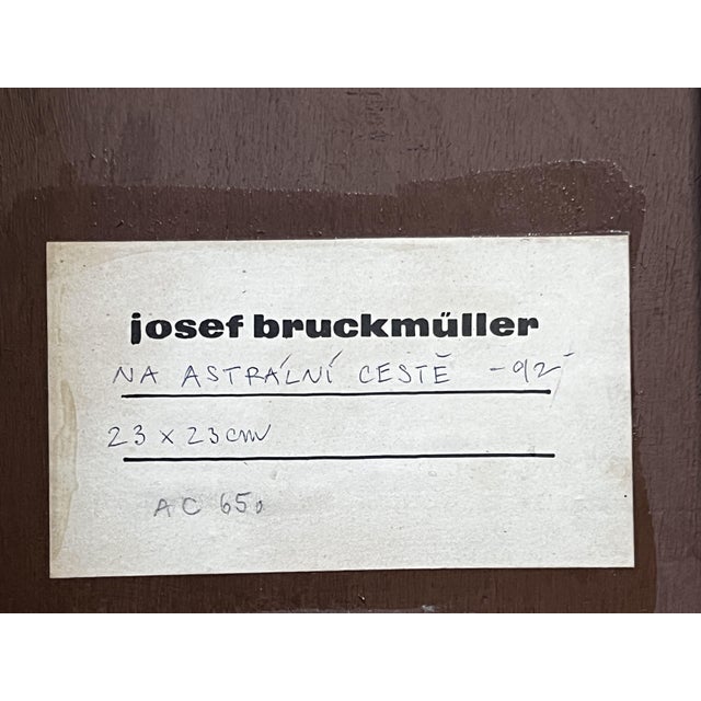 Josef Bruckmuller, Czech Republic, 1992, Mixed Media For Sale - Image 7 of 8