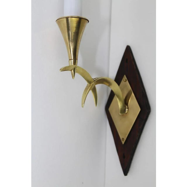 Gold Antique Sconces by Dagobert Peche, Set of 2 For Sale - Image 8 of 13