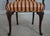 Wood Pair Baker Mahogany Upholstered Armchairs For Sale - Image 7 of 12