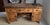 Vintage Industrial Desk With Integrated Swing-Out Stools For Sale - Image 4 of 18