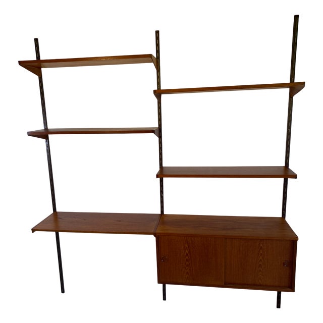 Wall System by Kai Kristiansen for FM Møbler, 1960s, Set of 9 For Sale