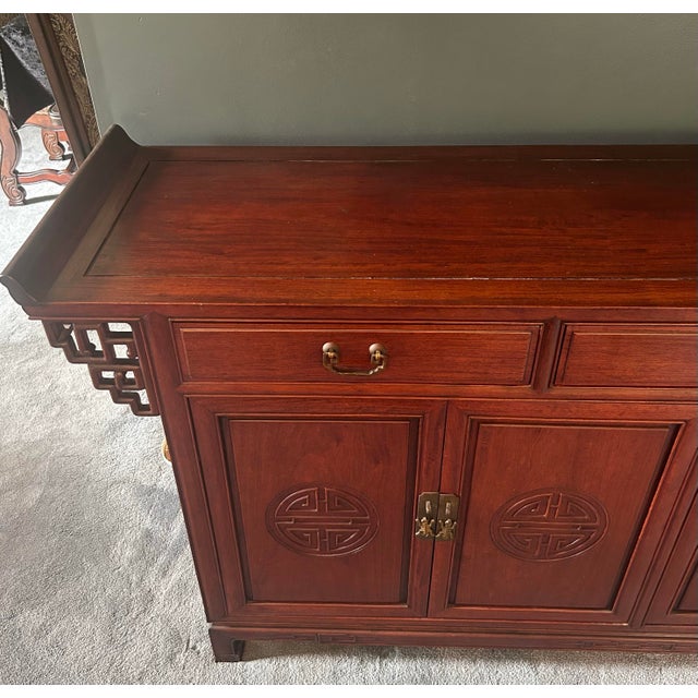 Vintage Chinese Style Wood Buffet / Sideboard – $700 OBO Beautiful vintage Chinese-style buffet sideboard with rich wood...