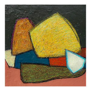 "Out of the Shadows" Original Mixed Media Abstract Painting on Canvas by Zac Woodiel