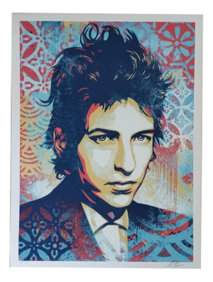 Shepard Fairey (Obey Giant), A Hard Rain's A-Gonna Fall, 2025, Silkscreen