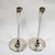 An exceptional pair of original mid-century modern "Tulip" or "Trumpet" style taper candle holders designed by the...