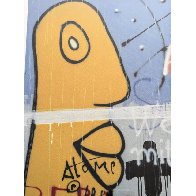 Peter Klasen, The Berlin Wall / Le Mur De Berlin / Atome, 1980, Lithograph, Framed For Sale - Image 8 of 9