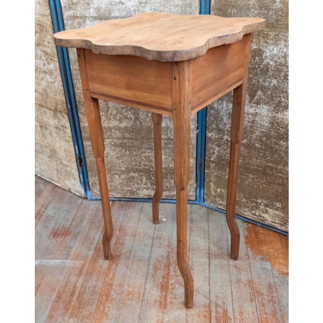 19th Century Unusual American Shaker Style Accent Table or Stand For Sale - Image 4 of 16