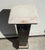 Art Deco Belgian Black Veined Marble and Carrara Marble Column Pied De Stal, 1930s For Sale - Image 4 of 12