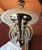 Catalog (see photo): Model 3224 Bronze chandelier, 3 lights, indirect lighting, 60 cm high, 6 arms and disc diameter 480...