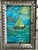 Serg Graff "Clipper "F" Sailing Ship Acrylic Painting Framed Small Nautical Art For Sale - Image 9 of 10