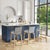 Combining clean lines with tropical materials, this Butler Specialty Company stylish low back counter stool infuses modern...