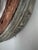 White Paper Mache Fig Branch in Cartapesta Round Frame For Sale - Image 8 of 11