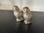 Metal Italian Owl Shaped Salt and Pepper Shakers with Glass Eyes, 1970s, Set of 2 For Sale - Image 7 of 18