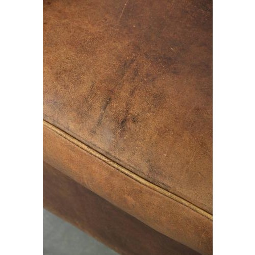 Set of Sheepskin Lounge Chair and Ottoman For Sale - Image 9 of 18