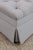 Vanguard Square Tufted Upholstered Ottoman For Sale - Image 11 of 14
