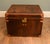 Vintage Campaign Leather Trunk For Sale - Image 3 of 10