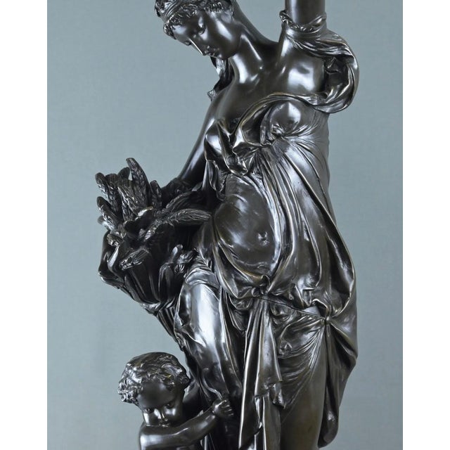 Carrier-Belleuse, Sculpture Summer, 1800s, Bronze For Sale - Image 11 of 18