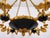 Antique French Empire Style Gilt and Patina Bronze Chandelier, 1960s For Sale - Image 9 of 17