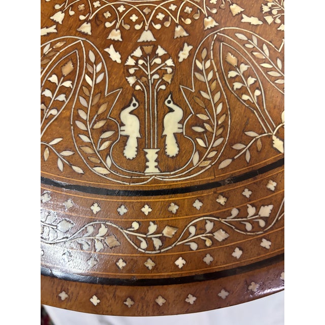 Anglo-Indian Inlaid Elephant Table For Sale In Philadelphia - Image 6 of 11