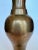 Hollywood Regency Scalloped Edge Solid Brass Vase For Sale In Houston - Image 6 of 11