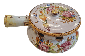 Vintage Deruta Hand-Painted Ceramic Warmer, 1970