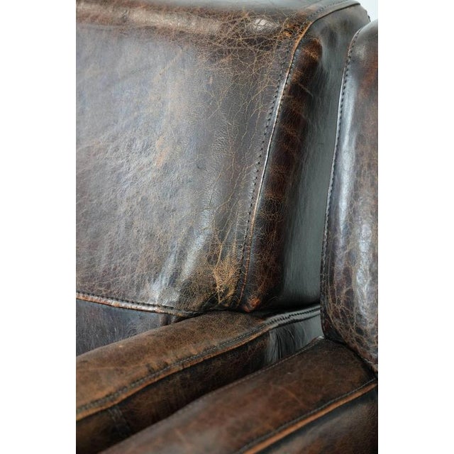 Vintage Sheepskin Armchairs, Set of 2 For Sale - Image 17 of 18