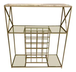 Sherrill Co. Silver Wine Rack