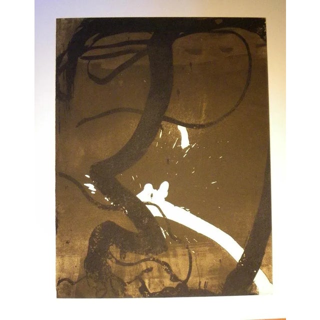 Set of Original Signed Mid Century Abstract Paintings by Francine Simonin For Sale - Image 11 of 12