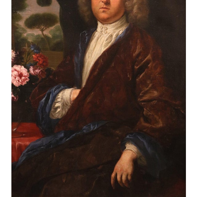 Mid 18th Century Workshop of Anton Raphael Mengs, Portrait of a Gentleman, 1760, Oil on Canvas For Sale - Image 5 of 16