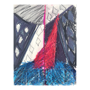 1980 Adrienne Anderson Modern Pastel
