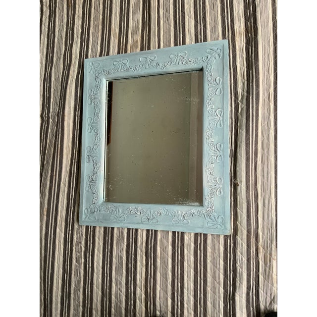 Gustavian (Swedish) Mid 19th Century Swedish Mirror With Floral and Swag Carved Frame For Sale - Image 3 of 10