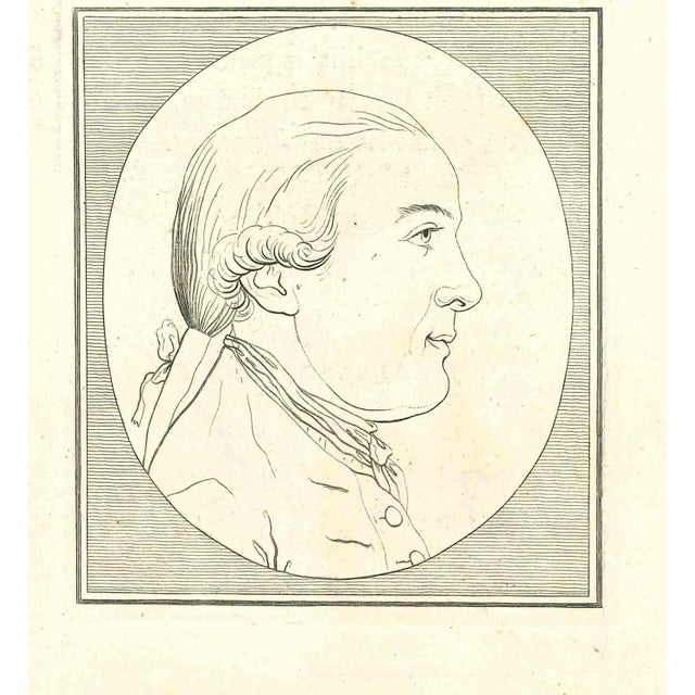 Thomas Holloway, Portrait, Original Etching, 1810 For Sale - Image 3 of 3