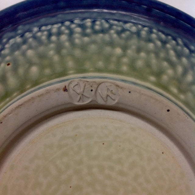 Blue & White Studio Pottery Bowl For Sale - Image 5 of 5