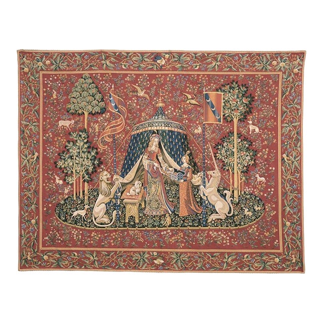 A Mon Seul Desir (To My Only Desire) Loom Woven Tapestry - 275 X 340 Cm (9'0" X 11'2") - Concealed Wooden Batten For Sale