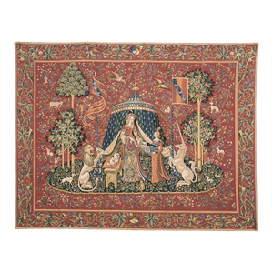 A Mon Seul Desir (To My Only Desire) Loom Woven Tapestry - 275 X 340 Cm (9'0" X 11'2") - Concealed Wooden Batten