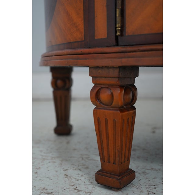 Maitland Smith Satinwood Paint Decorated Server For Sale - Image 9 of 12