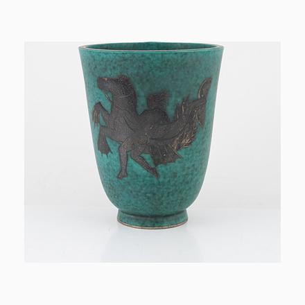 Vase by Wilhelm Kage for Gustavsberg, Sweden, 1935 For Sale - Image 13 of 13