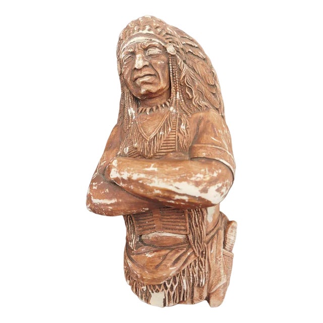 Vintage Plaster Figurine, 1970s For Sale