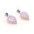 Contemporary Chalcedony, Sapphire and Diamond Platinum Drop Earrings - Fei Liu, Pair For Sale - Image 3 of 6
