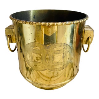 Handled Brass Planter For Sale