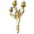 Gilded Bronze Wall Light, 1920s, Set of 2 For Sale - Image 6 of 10