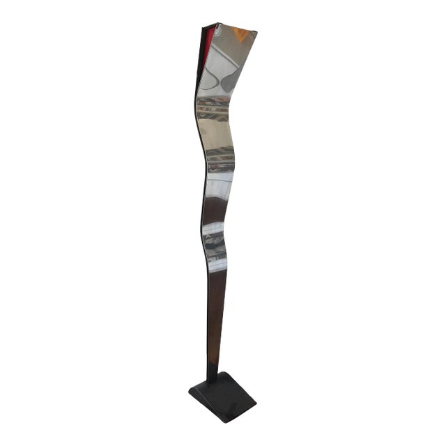 1970s Postmodern Sculptural Floor Lamp in the Style of Fontana Arte For Sale