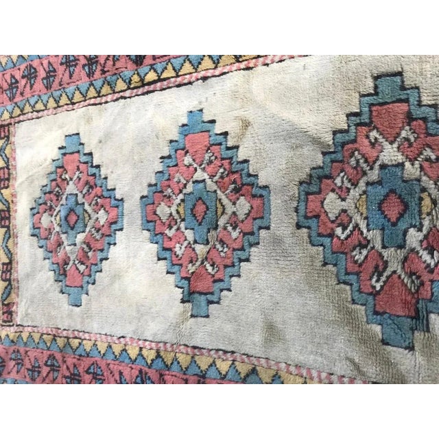 Textile Late 20th Century Turkish Kars Rug For Sale - Image 7 of 10