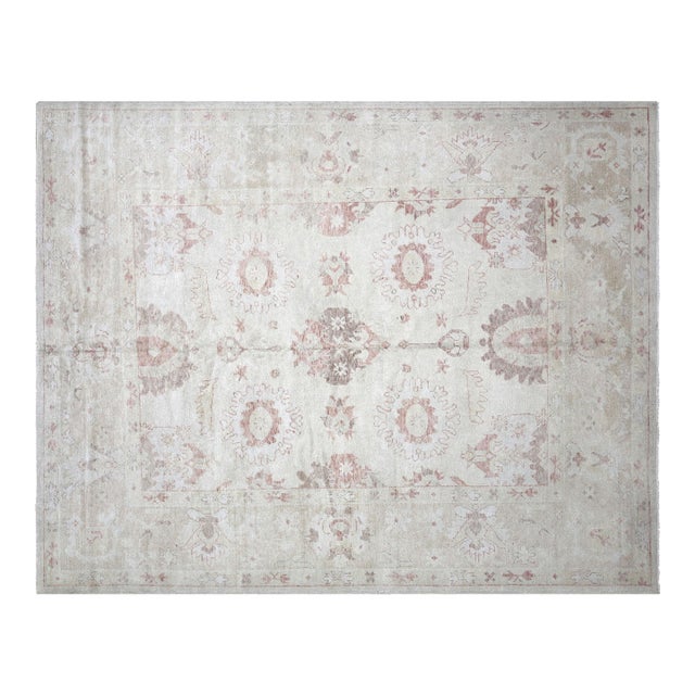 1960s Turkish Oushak Rug For Sale