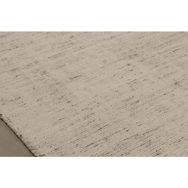 Modern Rug & Kilim’s Oversized Contemporary Textural Rug in Beige-Brown Tones For Sale - Image 3 of 8