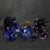 Pair of Vintage Chinese Purple Glass / Liuli Kirin Sculptures - Feng Shui Wealth Guardians For Sale - Image 4 of 9