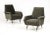 1950s 1950's Mid-Century Modern Italian Lounge Chairs With Donghia Mohair Upholstery - a Pair For Sale - Image 5 of 11